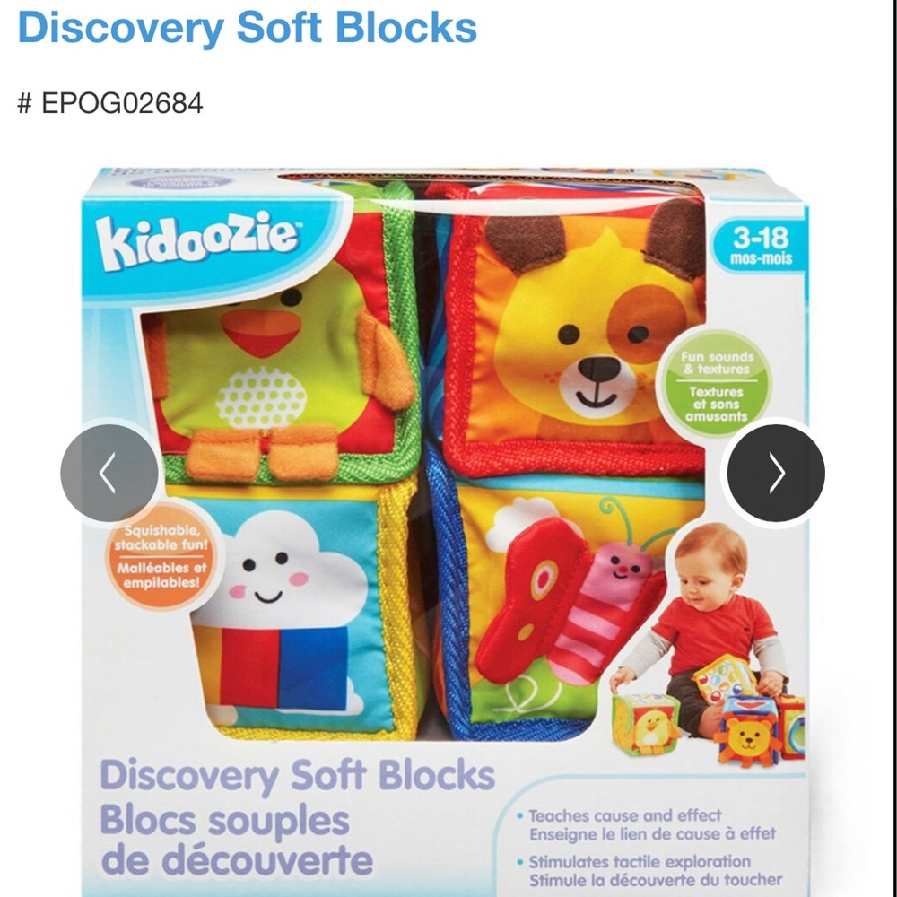 Kidoozie | baby discovery soft blocks